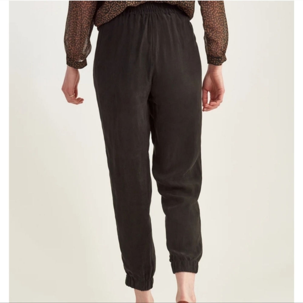 EUC Amour Vert Henri Cupro Jogger Black size S - Picture 4 of 11